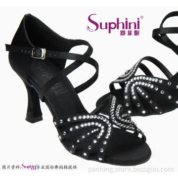 Crystal lady latin shoes